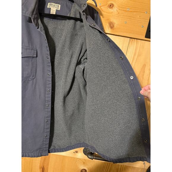 Duluth Trading Company XL Tall Men’s Fire Hose Fleece Lined Jacket Steel Blue - Picture 3 of 6